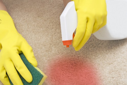 Stain removal on a carpet in a Limehouse home